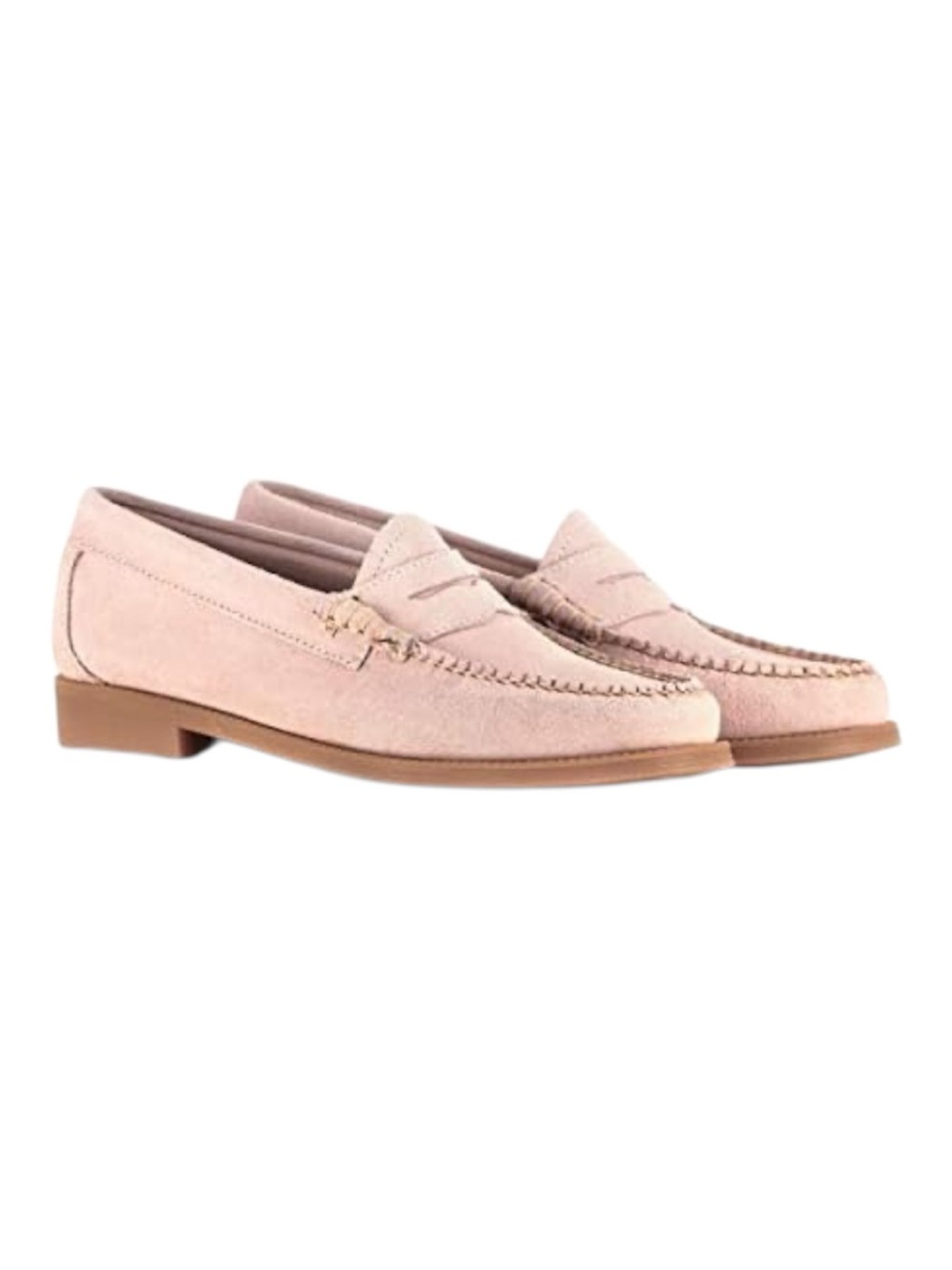 Weejuns G.H. Bass & Co Pink Suede Moccasin Loafer